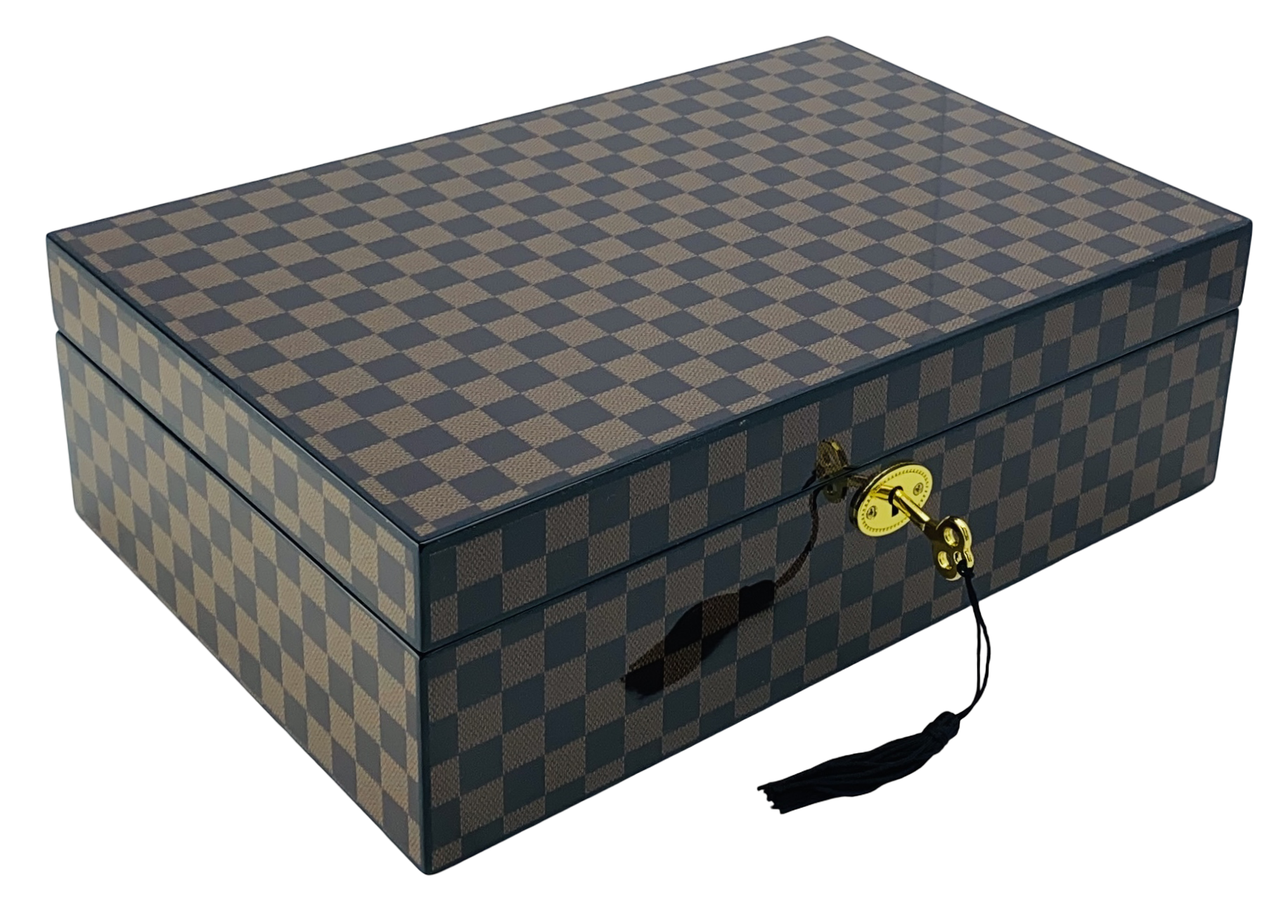 Patterned Wooden Keepsake Box L30cm