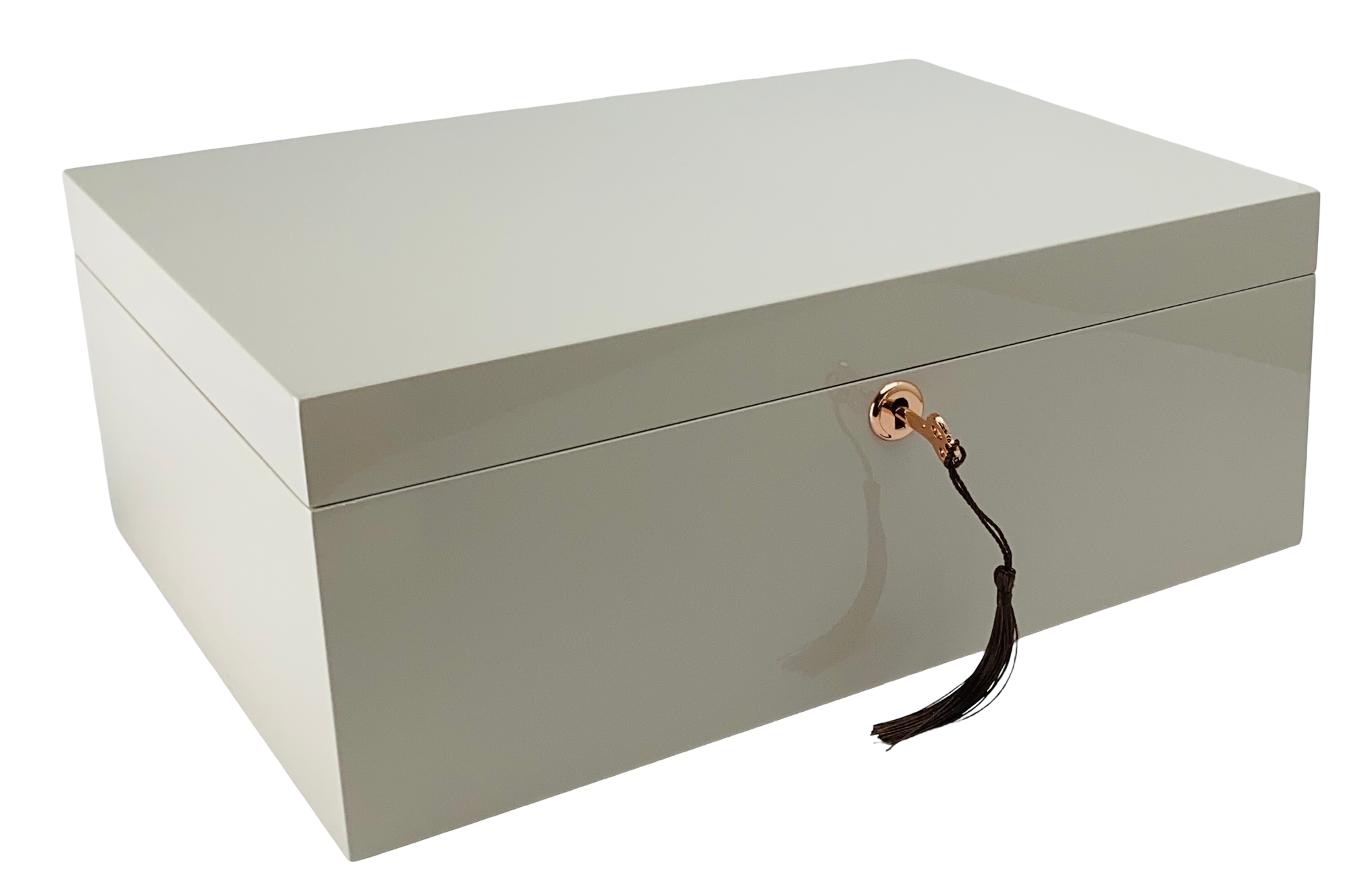 Cameo High Gloss Wood Jewellery Box L35cm