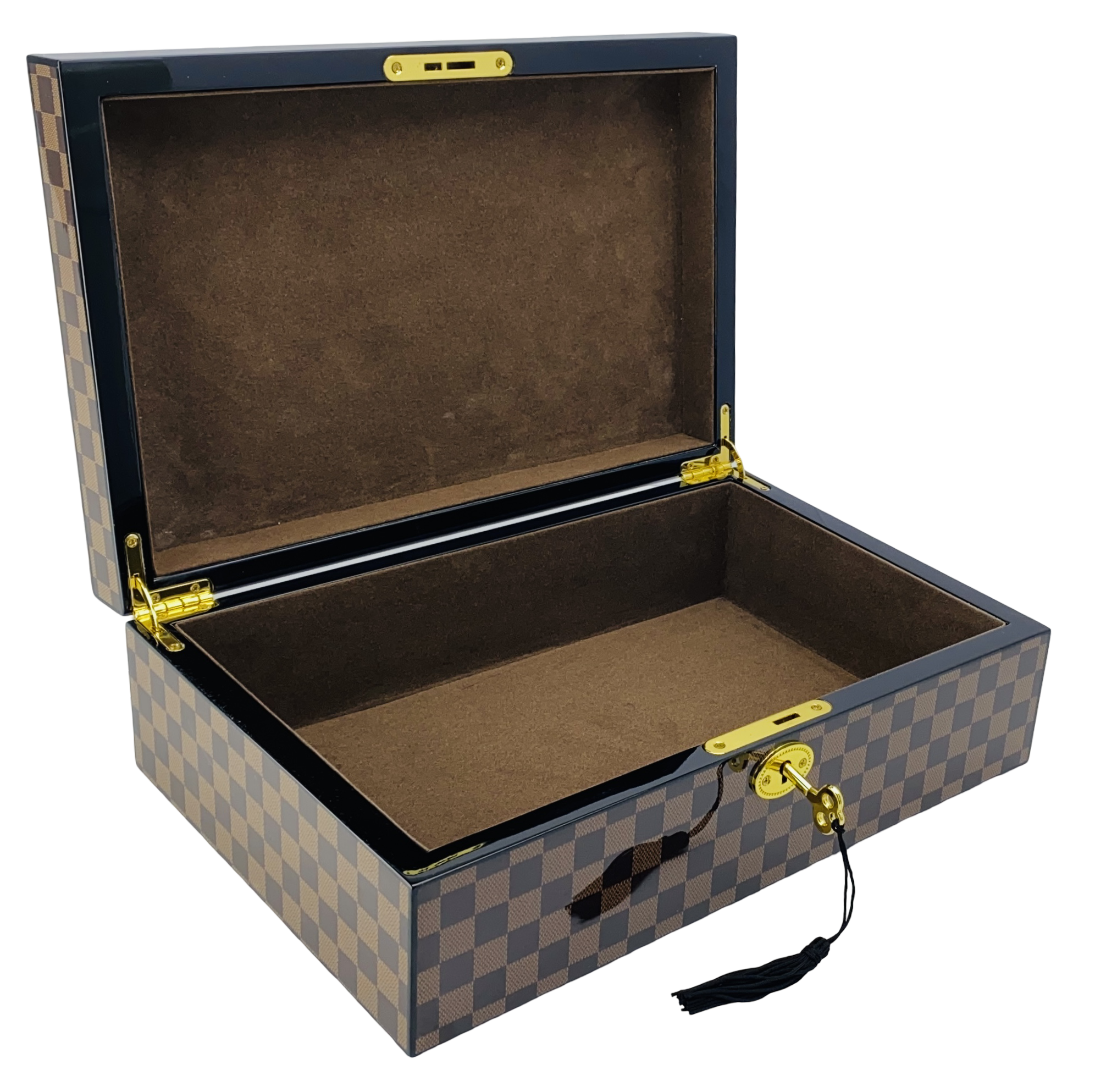 Patterned Wooden Keepsake Box L30cm