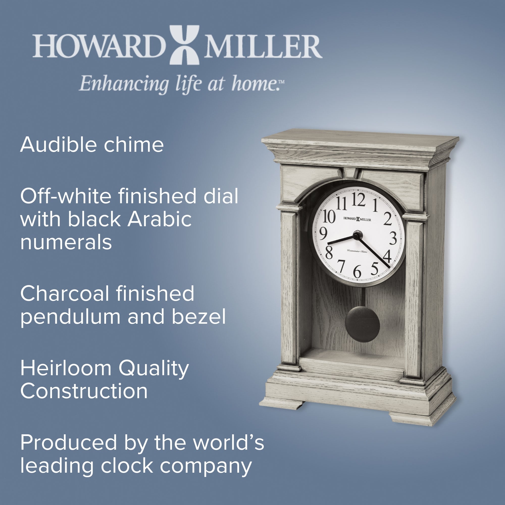 Mira Mantel Clock