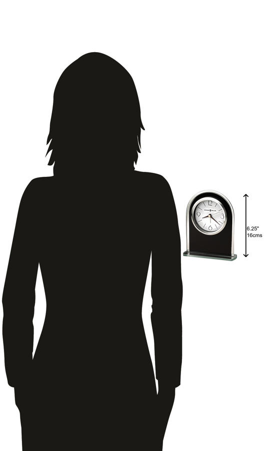 Ebony Luster Tabletop Alarm Clock