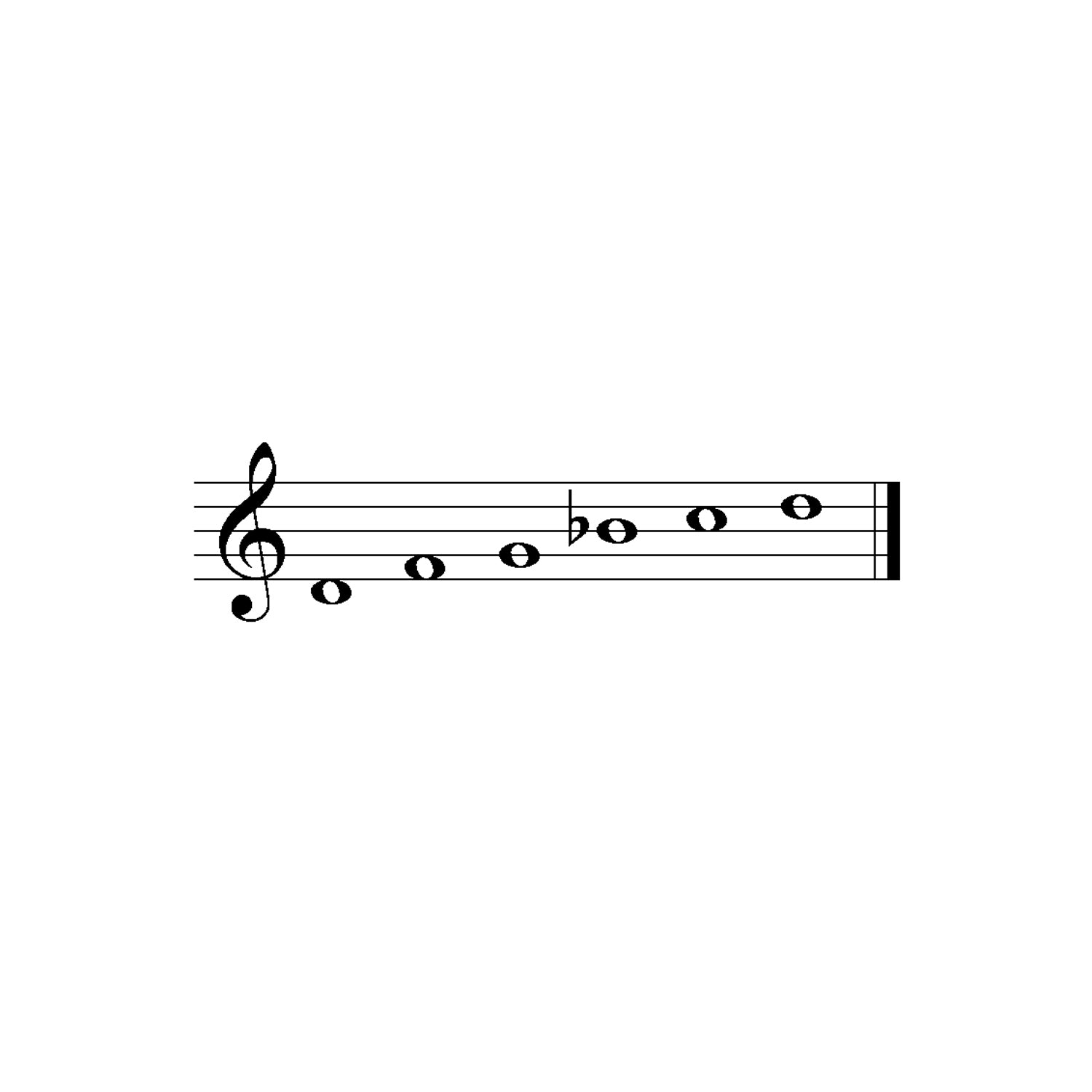 Woodstock Chimes of Pluto - Green Wash music scale