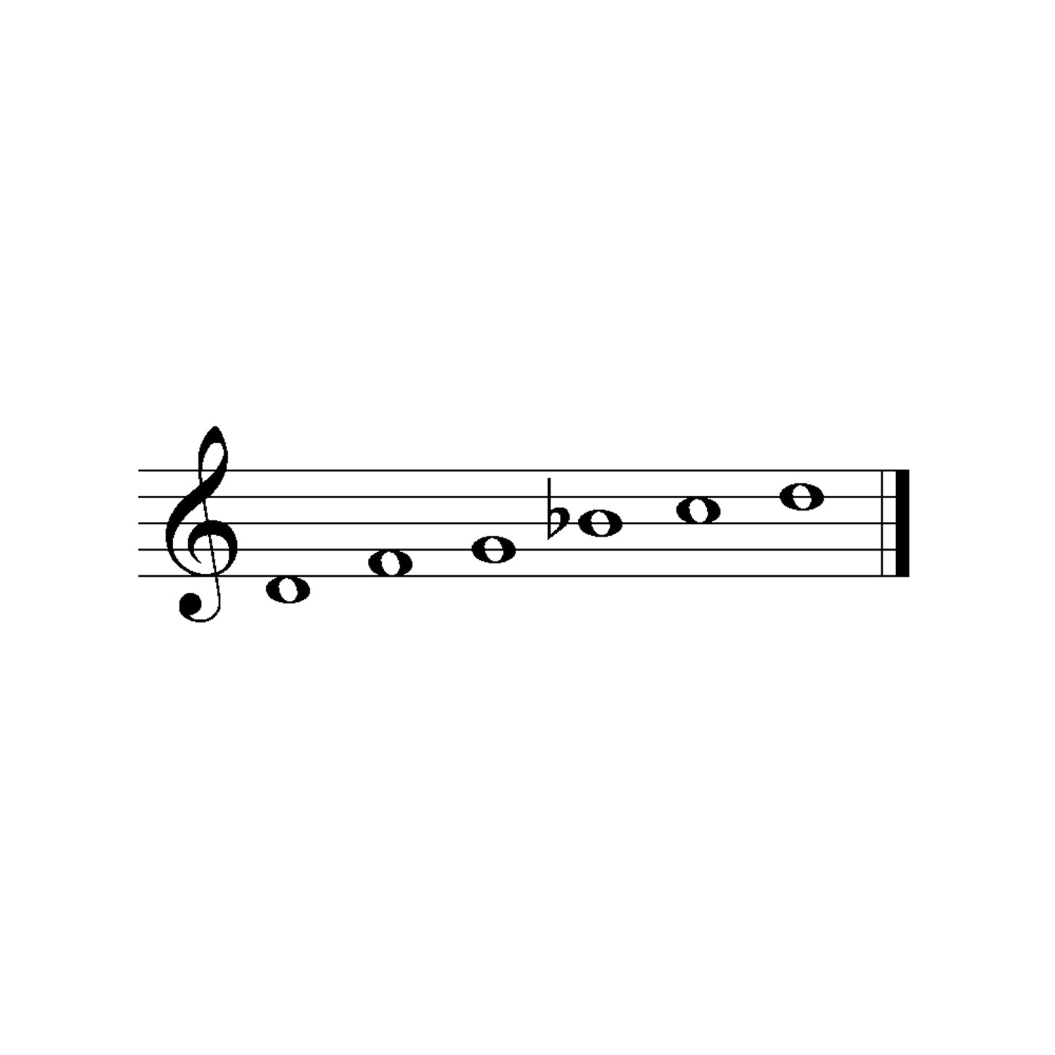 Woodstock Chimes of Pluto - Verdigris music scale