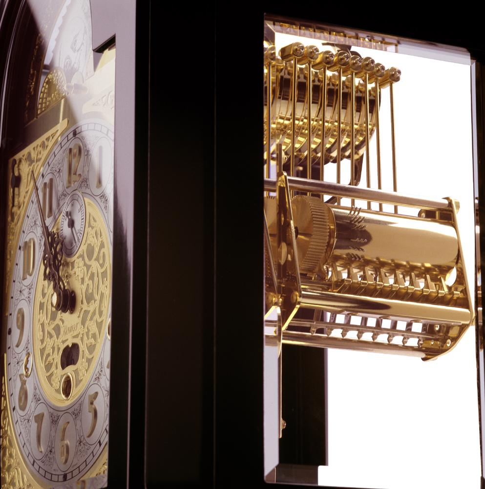 Kieninger Mozart Black Triple Chime Mantel Clock World 250 Piece Ltd Edition