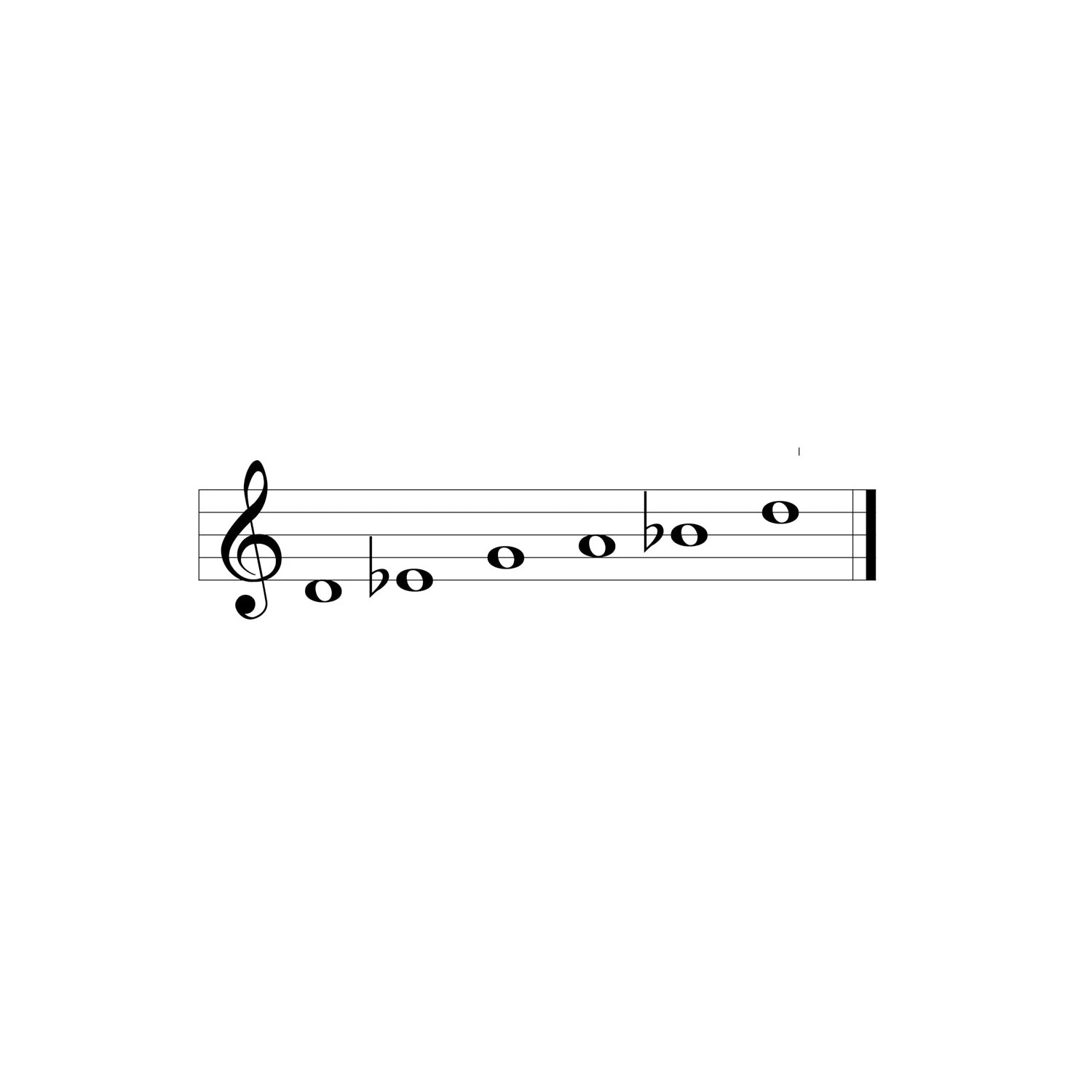Woodstock Chimes of Olympos music scale