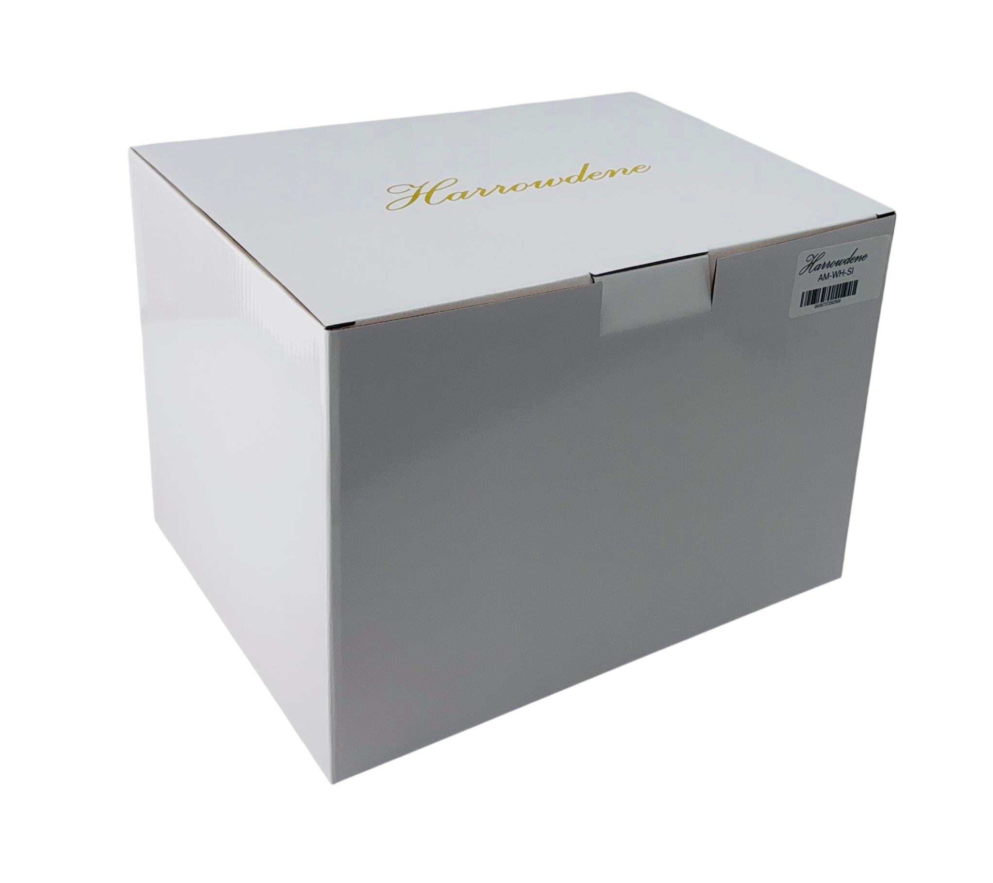 Harrowdene® Premium Edition Matte White Jewellery Box with Side Panels 28.5cm