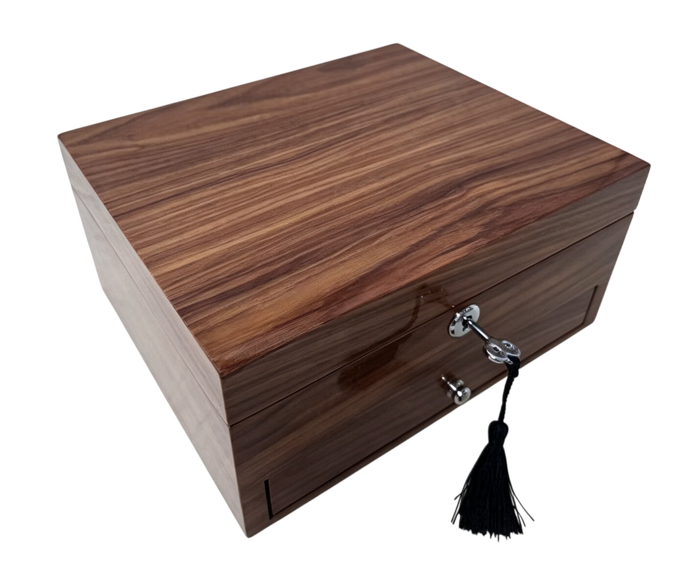 Harrowdene® Amberwood 8-Watch Box with Drawer — Premium Edition
