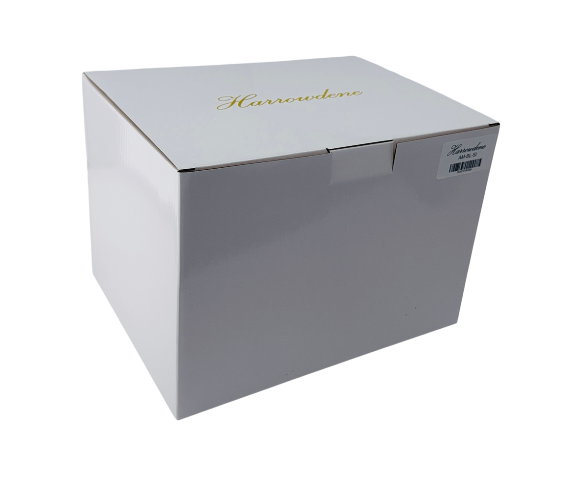 Harrowdene® Premium Edition Matte Black Jewellery Box with Side Panels 28.5cm