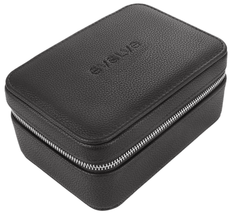 Evolve Black Travel Jewellery Box L15cm