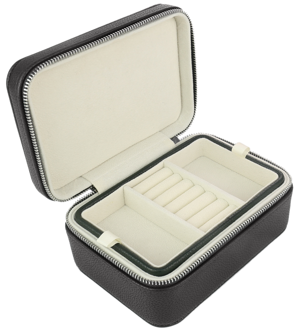 Evolve Black Travel Jewellery Box L15cm