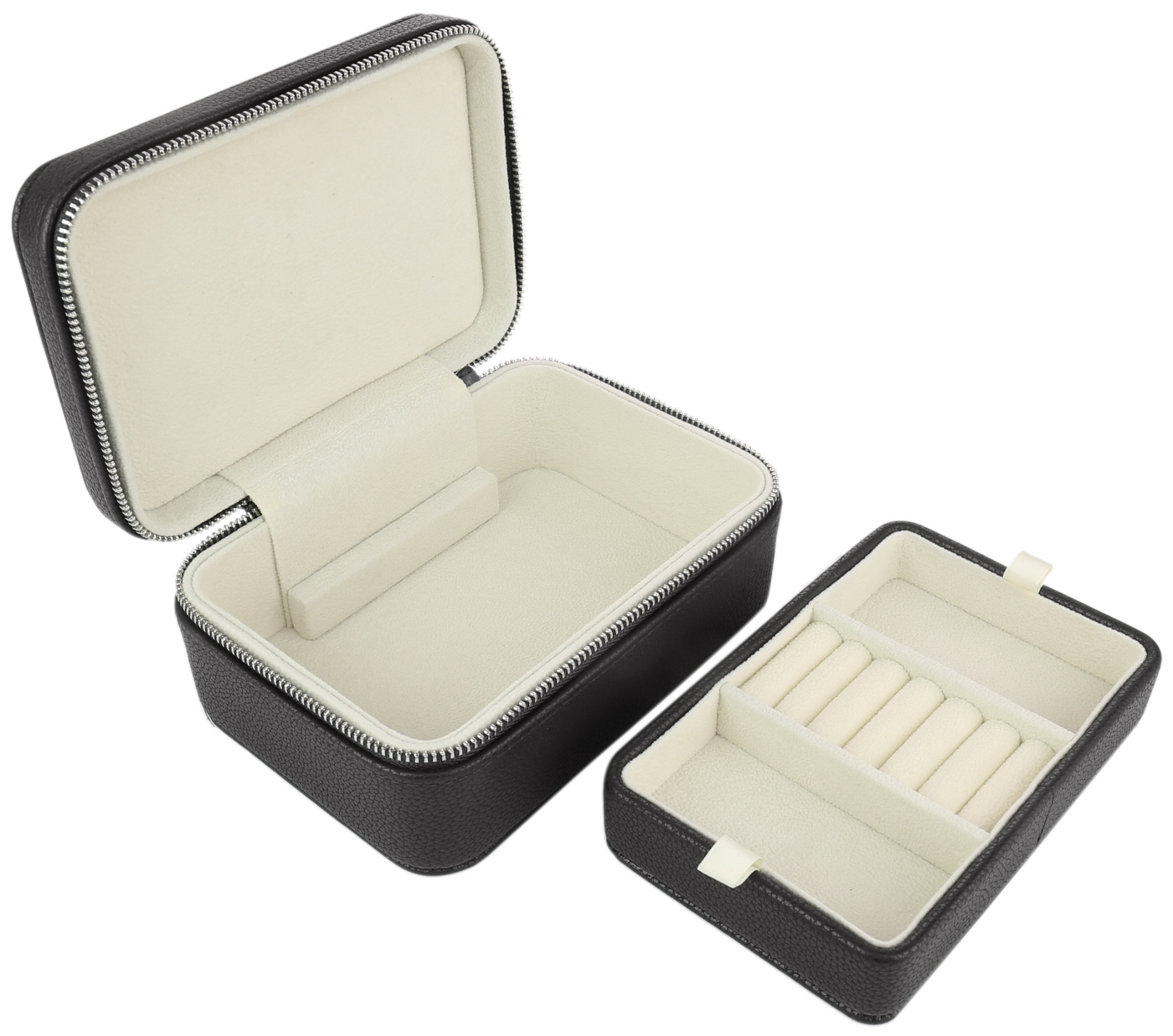 Evolve Black Travel Jewellery Box L15cm
