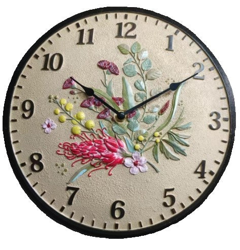 Flower Outdoor Clock 30cm