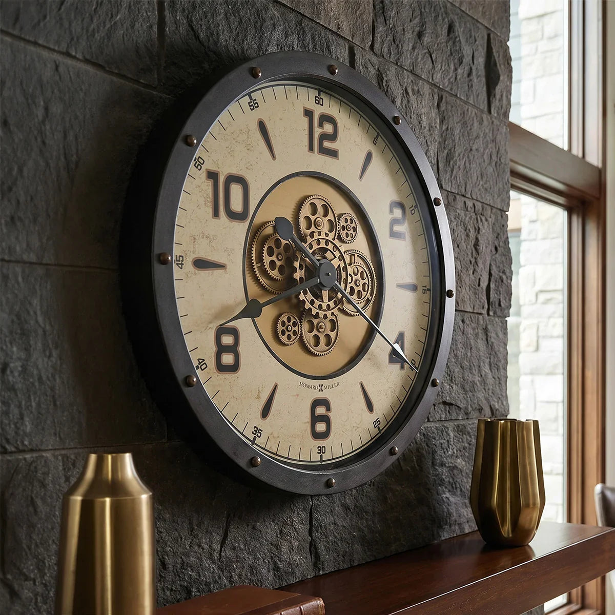 Garth Quartz Wall Clock 72cm