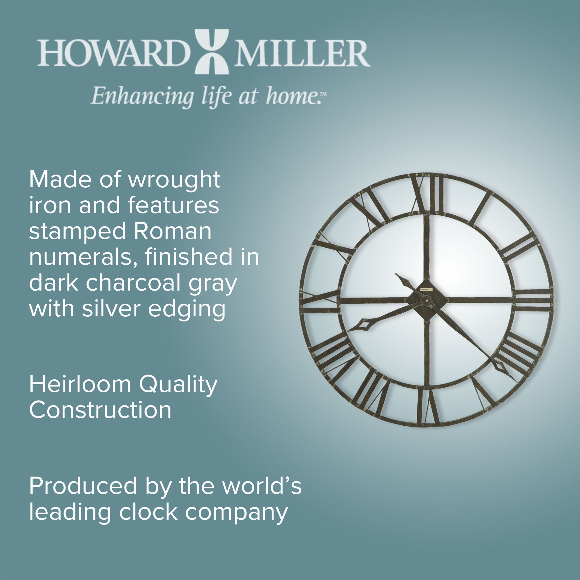 Lacy II Quartz Wall Clock 36cm