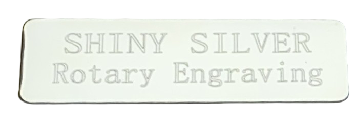 Small Self-Adhesive Personalised Metal Plaque L7cm