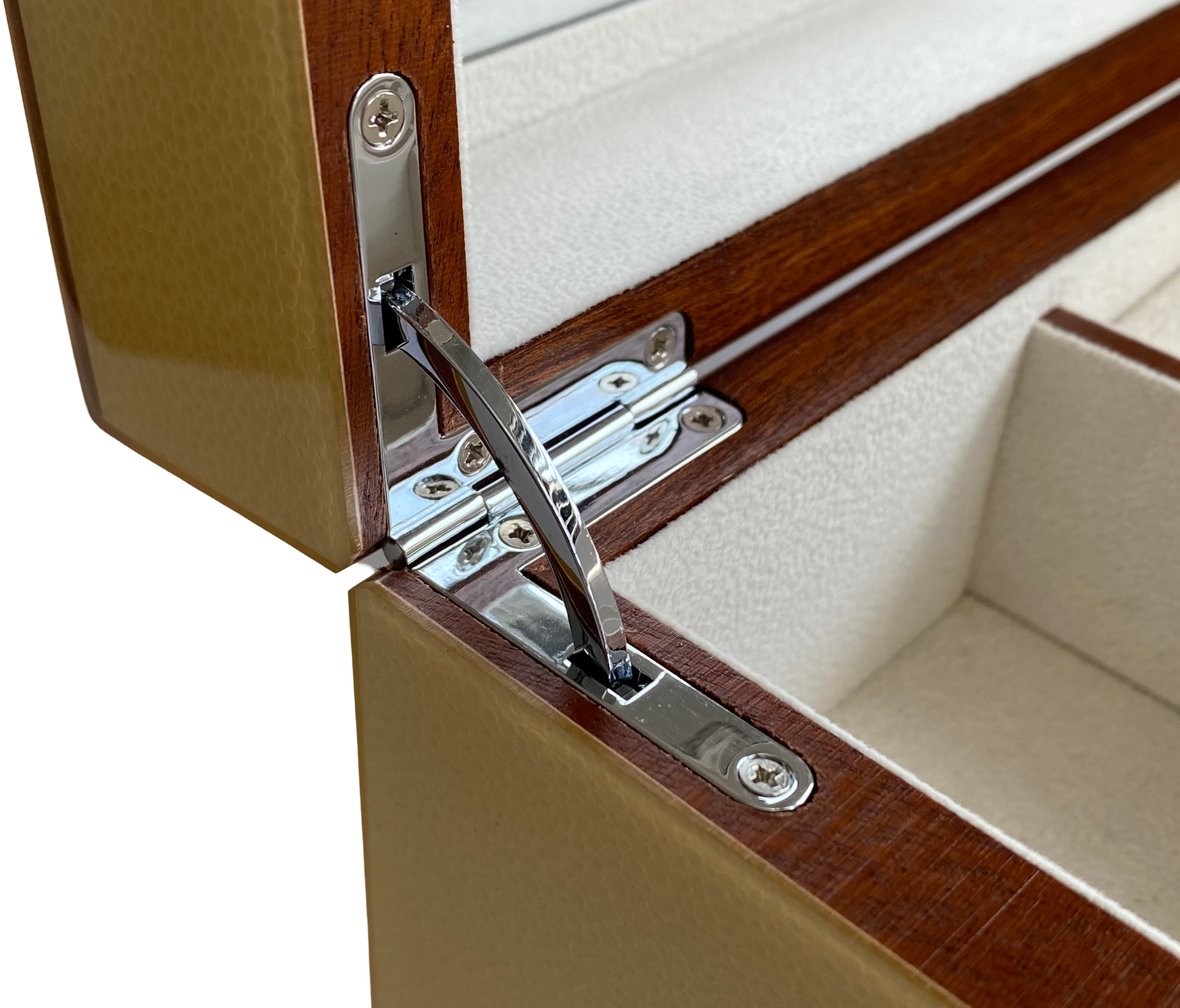 Stingray Timber Piano Finish Jewellery Box with Drawer L27cm