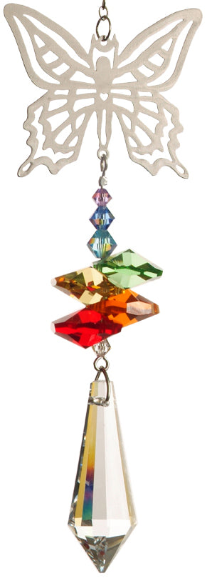 Wild Things Swarovski Crystal Fantasy Butterfly Rainbow