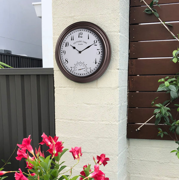 Avalon Outdoor Clock 30cm