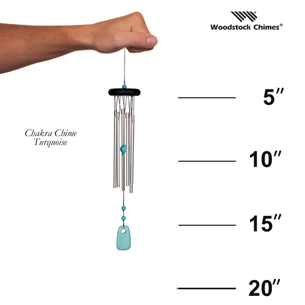 Woodstock Chakra Throat - Turquoise size guide