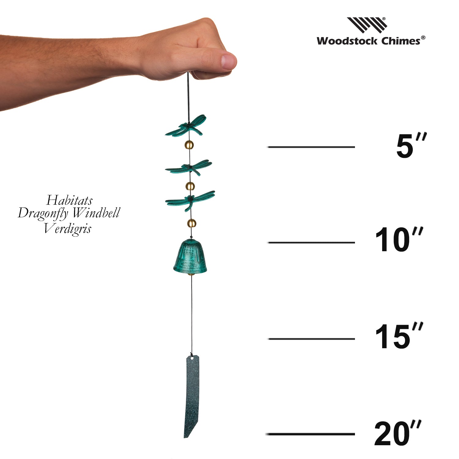 Woodstock Dragonfly Windbell music scale