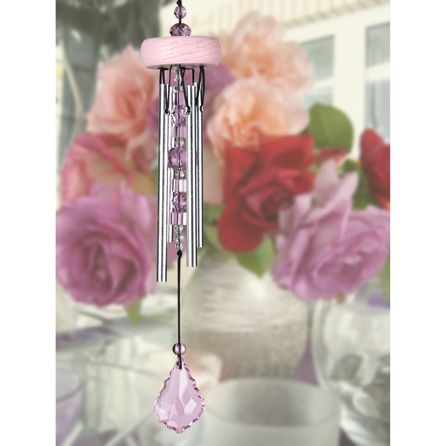 Woodstock Gem Drop Chime - Rose lifestyle image