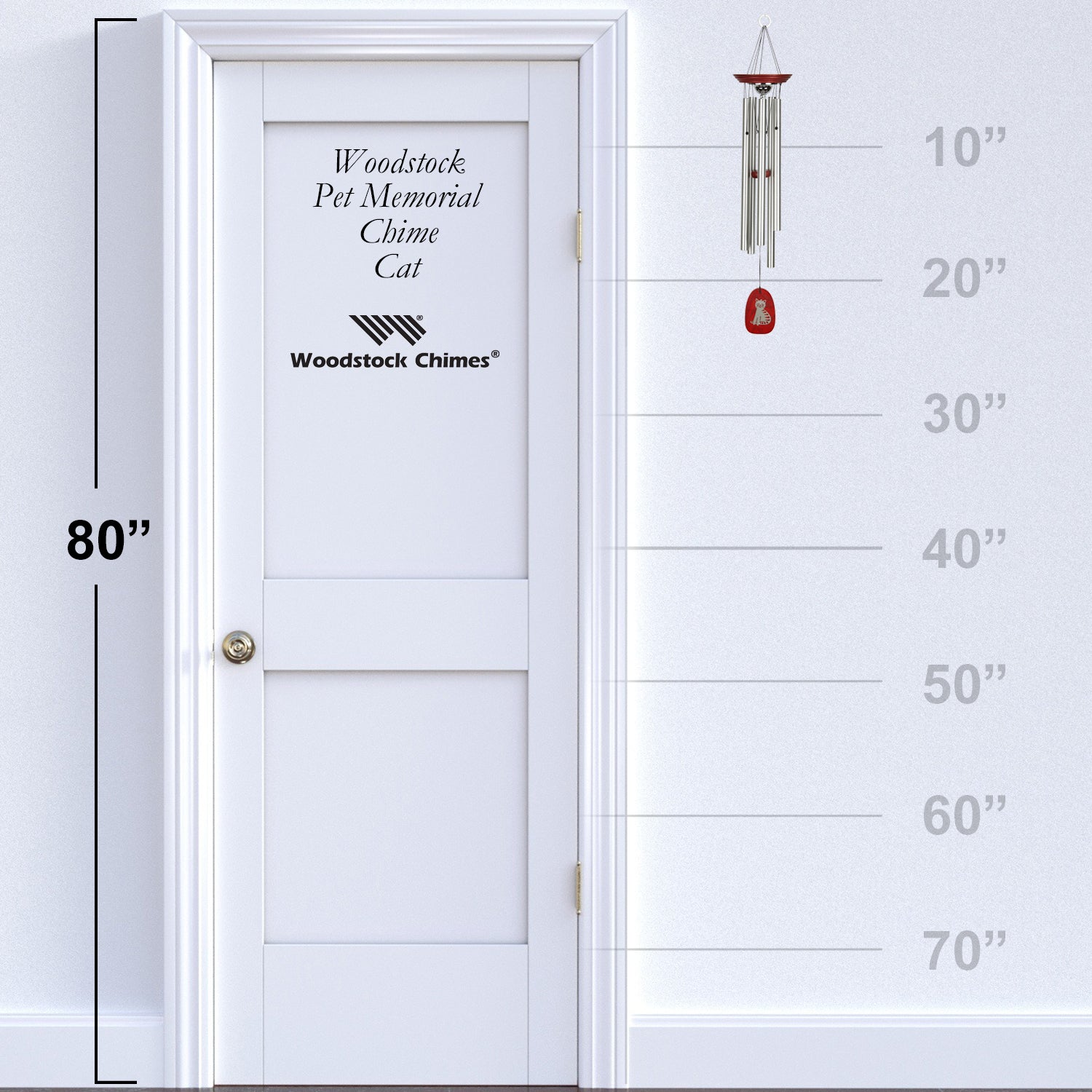 Pet Memorial Chime - Cat